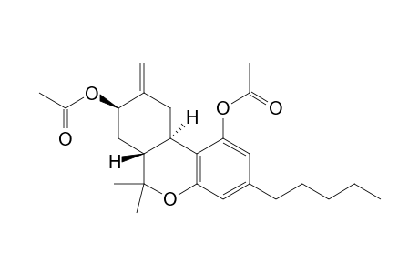 6H-Dibenzo[b,d]pyran-1,8-diol, 6a,7,8,9,10,10a-hexahydro-6,6-dimethyl-9-methylene-3-pentyl-, diacetate, [6aR-(6a.alpha.,8.alpha.,10a.beta.)]-