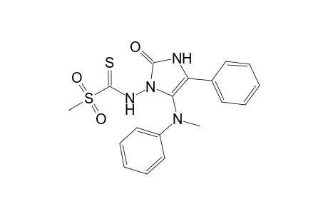 N-[2,3-Dihydro-5-(N'-methyl-N'-phenylamino)-2-oxo-4-phenylimidazol-1-yl]-1-(methylsulfonyl)thioformamide