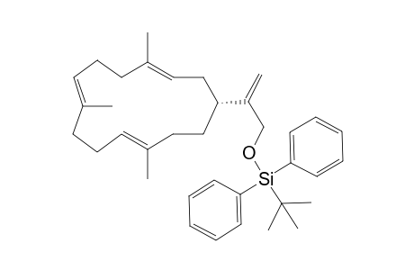 tert-Butyl-diphenyl-[2-[(1R,3E,7E,11E)-4,8,12-trimethyl-1-cyclotetradeca-3,7,11-trienyl]prop-2-enoxy]silane