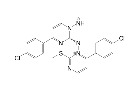 (4-(4-chlorophenyl)-2-(6-(4-chlorophenyl)-2-(methylthio)pyrimidin-1-ium-1-ylimino)pyrimidin-1(2H)-yl)amide