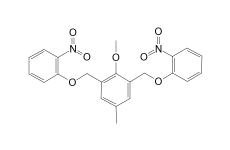 2-Methoxy-5-methyl-1,3-bis[(2-nitrophenoxy)methyl]benzene