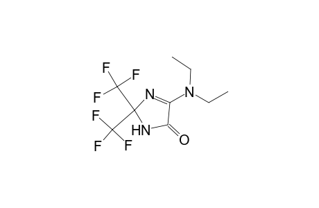 4-(diethylamino)-1,2-dihydro-2,2-bis(trifluormethyl)-5h-imidazol-5-on
