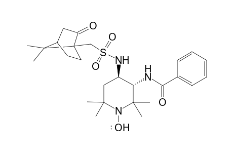 4-[( Camphorsulfonyl)amino]-3-(benzoylamino)-2,2,6,6-tetramethyliperidine - 1-Oxide