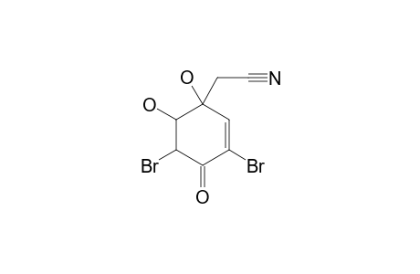 (1'R,5'S,6'S)-2-(3',5'-DIBROMO-1',6'-DIHYDROXY-4'-OXO-CYCLOHEX-2'-ENYL)-ACETONITRIL