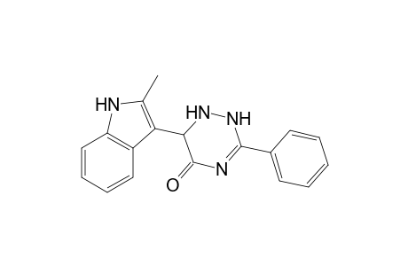 6-(2-Methyl-1H-indol-3-yl)-3-phenyl-2,6-dihydro-1H-1,2,4-triazin-5-one