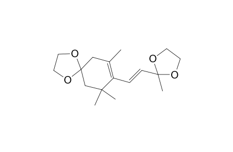 1,4-Dioxaspiro[4.5]dec-7-ene, 7,9,9-trimethyl-8-[2-(2-methyl-1,3-dioxolan-2-yl)ethenyl]-, (E)-