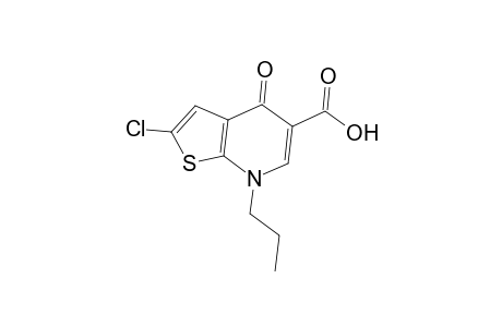 2-CHLORO-7-(N-PROPYL)-4,7-DIHYDRO-4-OXOTHIENO-[2.3-B]-PYRIDINE-5-CARBOXYLATE