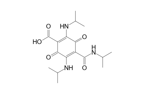 2,5-DIISOPROPYLAMINO-3,6-DIOXO-1,4-CYCLOHEXADIEN-1-HYDROXYCARBONYL-4-CARBOXYLIC-ACID-ISOPROPYLAMIDE