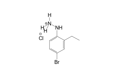 hydrazinium, 2-(4-bromo-2-ethylphenyl)-, chloride