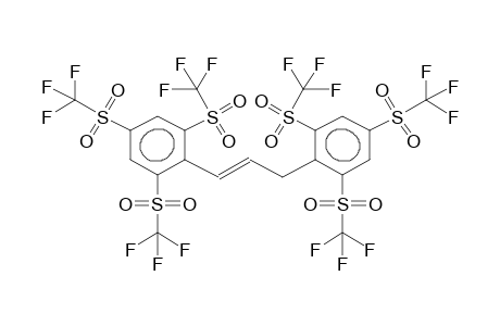 1,3-BIS(2,4,6-TRIFLUOROMETHYLSULPHONYLPHENYL)PROPENE