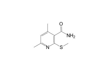 4,6-Dimethyl-2-(methylsulfanyl)nicotinamide