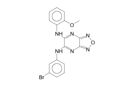 6-N-(3-bromophenyl)-5-N-(2-methoxyphenyl)-[1,2,5]oxadiazolo[3,4-b]pyrazine-5,6-diamine