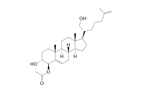 (20R)-CHOLESTA-5,25-DIENE-4-O-ACETYL-3-ALPHA,4-BETA,21-TRIOL