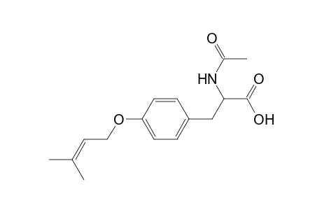 2-acetamido-3-[4-(3-methylbut-2-enoxy)phenyl]propionic acid