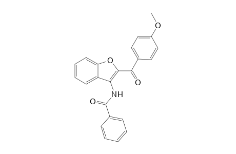 N-[2-(4-methoxybenzoyl)-1-benzofuran-3-yl]benzamide