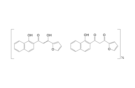 1-(2-furyl)-3-(1-hydroxy-2-naphthyl)-1,3-propanedione