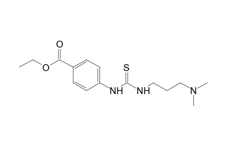p-{3-[3-(dimethylamino)propyl-2-thioureido}benzoic acid, ethyl ester