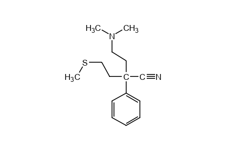 4-(Dimethylamino)-2-[2-(methylthio)ethyl]-2-phenylbutyronitrile