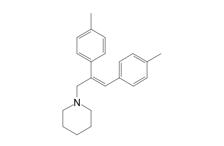 (E)-1-(2,3-Di-p-tolylallyl)piperidine