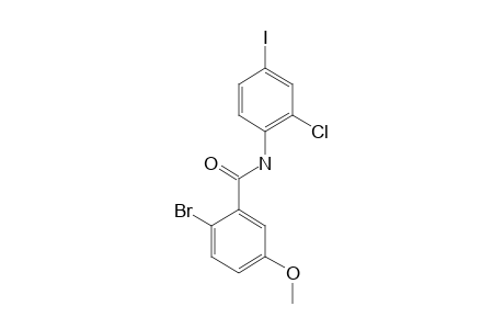 6-bromo-2'-chloro-4'-iodo-m-anisanilide