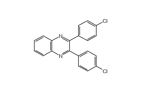 2,3-bis(p-chlorophenyl)quinoxaline