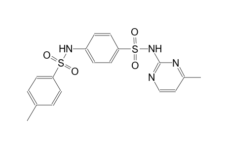 4-methyl-N-(4-{[(4-methyl-2-pyrimidinyl)amino]sulfonyl}phenyl)benzenesulfonamide