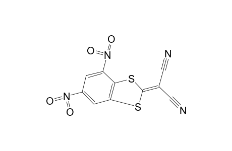 4,6-dinitro-1,3-benzodithiole-deltasquare,alpha-malononitrile