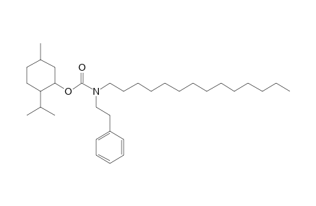 Carbonic acid, monoamide, N-(2-phenylethyl)-N-tetradecyl-, menthyl ester