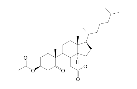 3.beta.-Acetoxy-5-oxo-5,6-secocholestan-6-oic acid