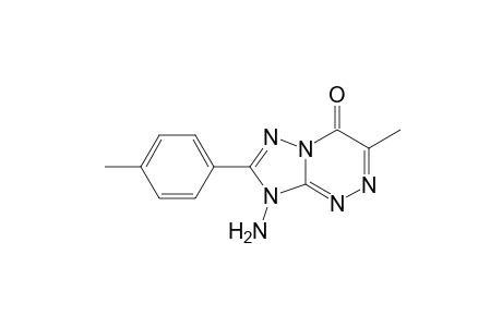 [1,2,4]Triazolo[5,1-c][1,2,4]triazin-4(8H)-one, 8-amino-3-methyl-7-(4-methylphenyl)-