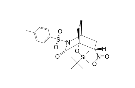 4-[(TERT.-BUTYLDIMETHYLSILYL)-OXY]-2-(4'-METHYLBENZENESULFONYL)-5-ENDO-NITRO-3-OXO-2-AZABICYCLO-[2.2.2]-OCT-7-ENE