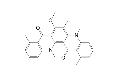 7-METHOXY-1,5,6,9,13-PENTAMETHYLDIBENZO-[B,J]-[1,7]-PHENANTHROLINE-8,14-(5H,13H)-DIONE