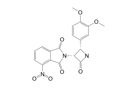2-[2-(3,4-DIMETHOXYPHENYL)-4-OXOAZETIDIN-3-YL]-4-NITROISOINDOLE-1,3-DIONE