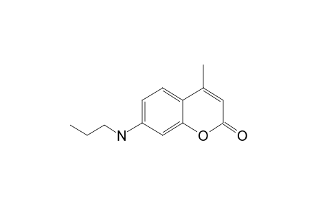 7-(N-Propyl)amino-4-methylcoumarin