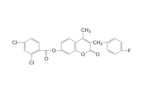 3-(p-fluorobenzyl)-7-hydroxy-4-methylcoumarin, 2,4-dichlorobenzoate