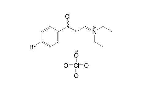 (p-bromo-gamma-chlorocinnamylidene)diethylammonium perchlorate
