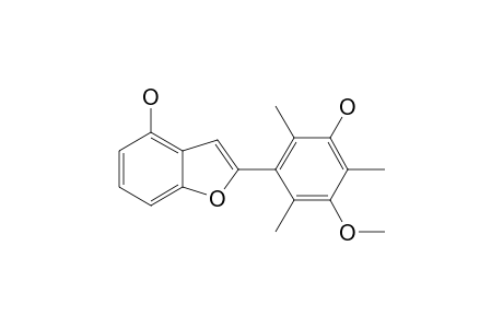 STEMOFURAN-F;2-(3-HYDROXY-5-METHOXY-2,4,6-TRIMETHYLPHENYL)-4-HYDROXYBENZOFURAN
