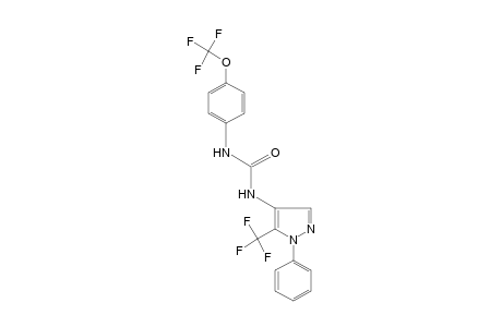 1-[1-phenyl-5-(trifluoromethyl)pyrazol-4-yl]-3-[p-(trifluoromethoxy)phenyl]urea