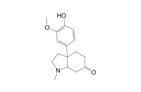 Mesembrine-M (O-demethyl-) MS2