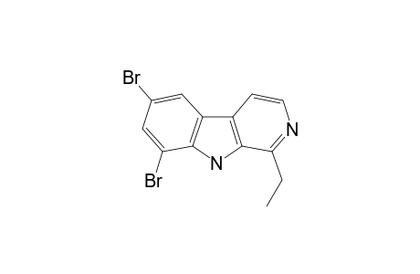 6,8-dibromo-1-ethyl-9H-$b-carboline