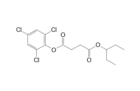 Succinic acid, 2,4,6-trichlorophenyl 3-pentyl ester