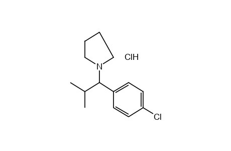 1-(p-CHLORO-alpha-ISOPROPYLBENZYL)PYRROLIDINE, HYDROCHLORIDE