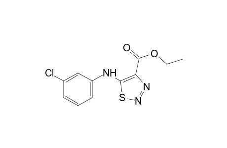 5-(m-chloroanilino)-1,2,3-thiadiazole-4-carboxylic acid, ethyl ester
