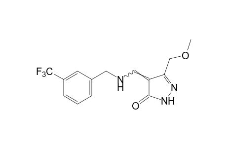 3-(methoxymethyl)-4-{{[m-(trifluoromethyl)benzyl]amino}methylene}-2-pyrazolin-5-one