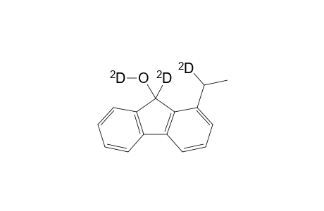 1-(1-Deuterioethyl)-9-deuterio-9-fluorenol-O-D