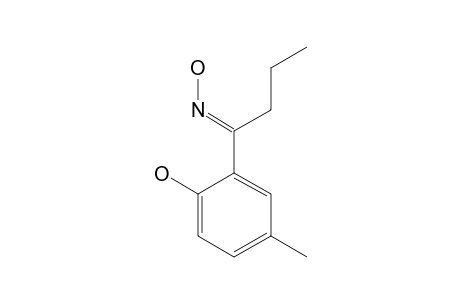 2'-hydroxy-5'-methylbutyrophenone, (E)-oxime