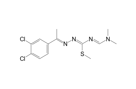 1-(3,4-dichloro-alpha-methylbenzylidene)-4-[(dimethylamino)methylene]-3-methyl-3-thioisosemicrabazide