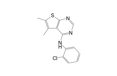 thieno[2,3-d]pyrimidin-4-amine, N-(2-chlorophenyl)-5,6-dimethyl-