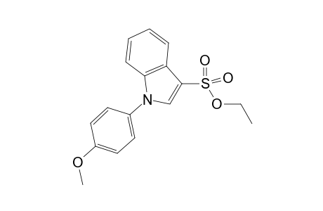 Ethyl 1-(4-methoxyphenyl)-1H-indole-3-sulfonate