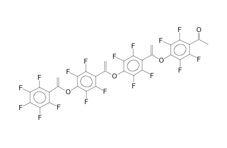 TETRAFLUOROACETOPHENONE, 4-{4-[4-(1-PENTAFLUOROPHENYLETHEN-1-YLOXY)-1-TETRAFLUOROPHENYLETHEN-1-YLOXY]-1-TETRAFLUOROPHENYLETHEN-1-YLOXY}